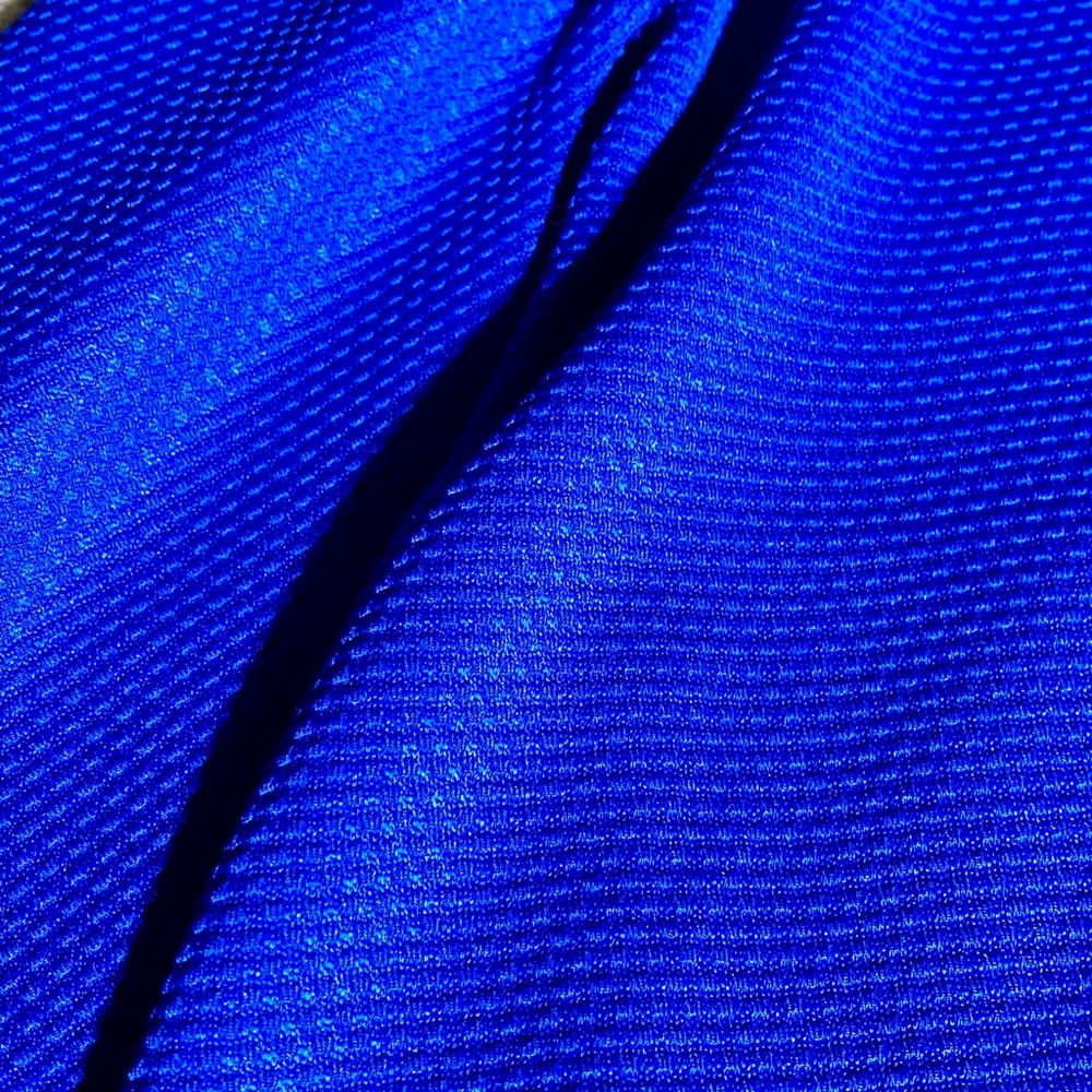 Poof Couture Fit & Flare Blue Racerback Midi Dress - Picture 2 of 4